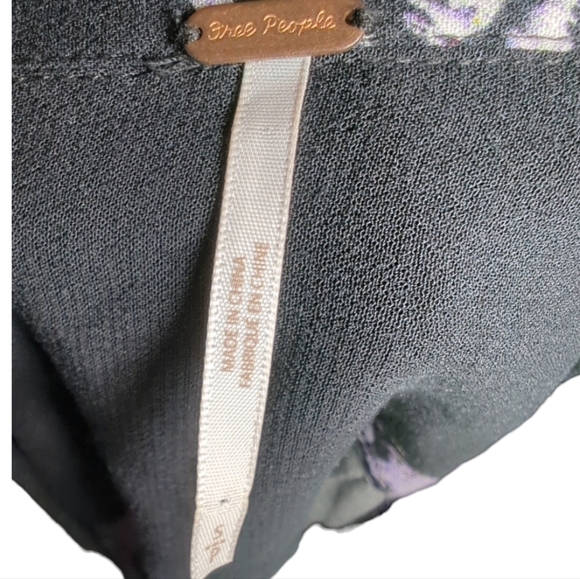 Free People Field Of Butterflies Tunic Top Size S - Picture 5 of 9